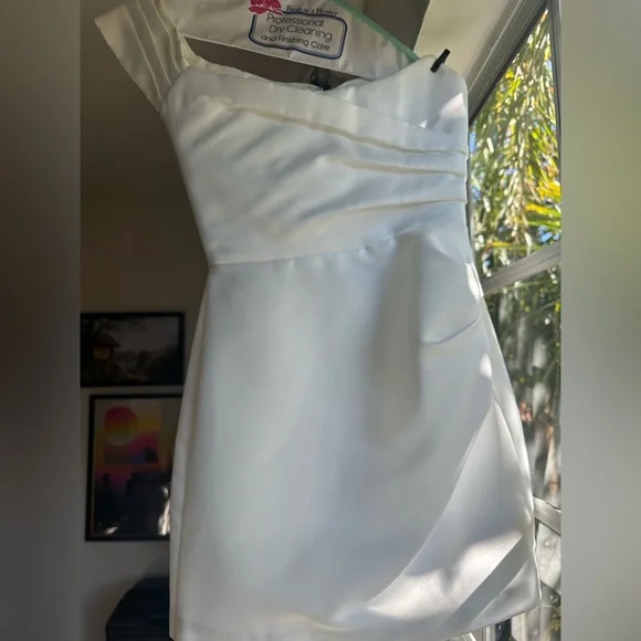 Sau Lee Brenda dress in white